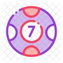Ball Number Lottery Icon
