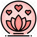 Lotus Calm Relaxation Health Harmony Meditate Peace Icon