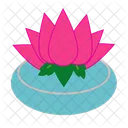 Lotus Decorative Flower Floral Decoration Icon