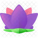 Lotus Flower Yoga Icon