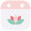 Lotus Meditation Schedule Icon