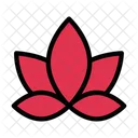 Lotus Yoga Exercise Icon