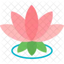 Lotus Flower Yoga Icon