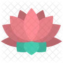 Lotus Yoga Flower Icon