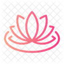 Lotus Flower Chakra Botanical Icon