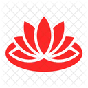 Lotus Flower Chakra Botanical Icon