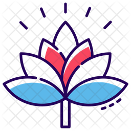 Download Free Lotus Flower Petals Icon Of Colored Outline Style Available In Svg Png Eps Ai Icon Fonts