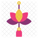 Flower Yoga Meditation Icon