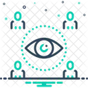 Cuidadoso Vigilante Vigilante Ícone