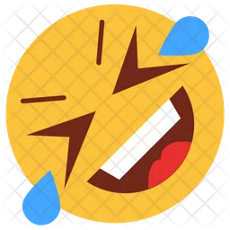 Loud Laugh Emoji Icon