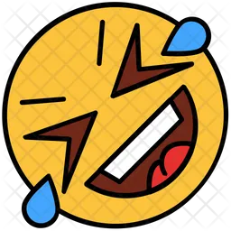 Loud Laugh Emoji Icon