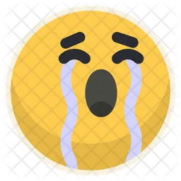 Loudly Crying  Icon