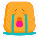 Loudly crying face  Icon