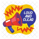 Loudspeaker Motivating Encourage Icon