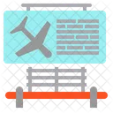 Lounge Airport Signboard Icon
