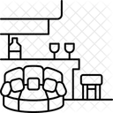 Lounge Area Interior Symbol
