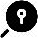 Loupe Trou De Serrure Recherche Icône