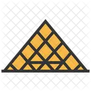 Louvre Pyramid Place Icon