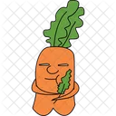 Lovable Carrot  Icon