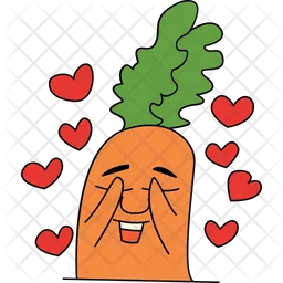Lovable Carrot  Icon