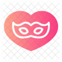 Love Heart Mask Icon