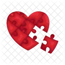 Love Puzzle Love Heart Icon