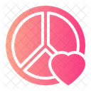 Love Peace Heart Icon