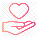 Love Hand Heart Icon