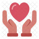 Love Hand Heart Icon