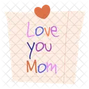 Artboard Copy Love Card Icon