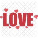 Love Text Decoration Icon
