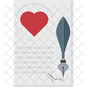 Love Letter Heart Icon