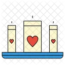 Love Candle Candles Icon