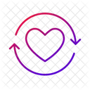 Love Recycle Heart Icon