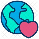 Globe Global Global Love Icon