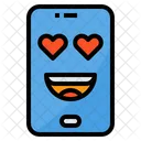 Love Smartphone Face Icon