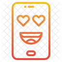 Love Smartphone Face Icon