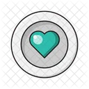 Love Heart Plate Icon