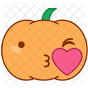 Love Heart Pumpkin Icon
