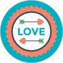 Love Badge Label Icon
