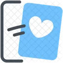 Swipe Phone Heart Icon