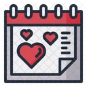 Love Date Schedule Icon