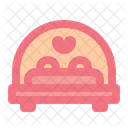 Love Bed Valentine Icon