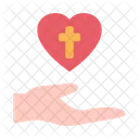 Hand Love Christianity Icon