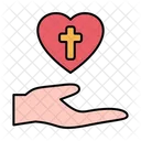 Hand Love Christianity Icon