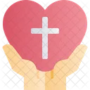 Love Cross Christ Icon