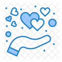 Love Care Hand Icon