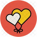 Love Balloon Heart Icon