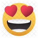 Love Eyes Emoji Icon