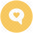 Love Chat Heart Icon
